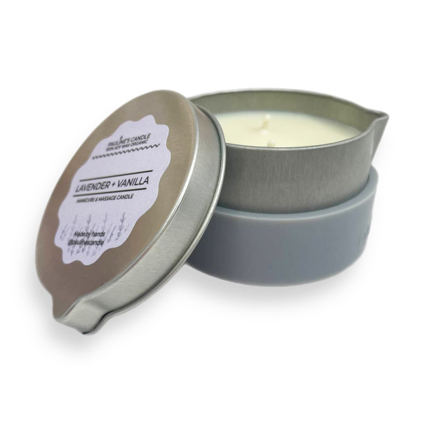 Candle after manicure 100 ml. Lavender, vanilla.