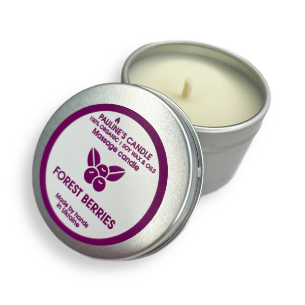 Massage spa candle - 50 ml. Forest berries.